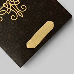 Пакет подарочный ламинированный под бутылку,Настоящему мужчине,13?32?11.3 см