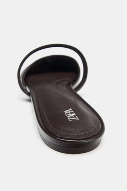 BAILARINA PIEL DESTALONADA / Marr?n - Zara фото 6