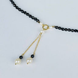 Колье из Шпинели и Жемчуга 42 см +