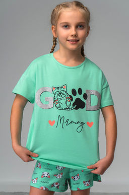 Пижама для девочки с шортами Bonito  фото 6