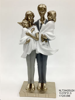 Статуэтка Семья 13,5х8х31 см / 24420U24 /уп 24/