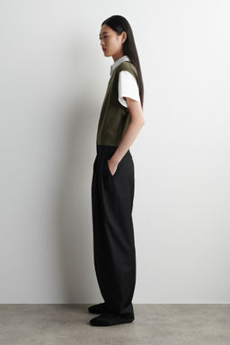 CHALECO DE LANA MERINO CON CAMISA - H&m фото 8