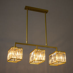 Светильник «Герда» 3хЕ27 40 Вт золото 78×31×33-90 см BayerLux