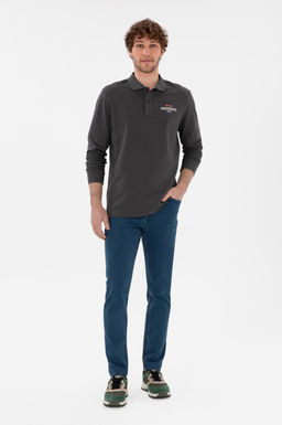 Мужской свитшот антрацитового цвета Неожиданная скидка в корзине