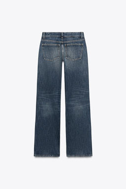 TRF WIDE-LEG LOW-RISE JEANS - Zara фото 8