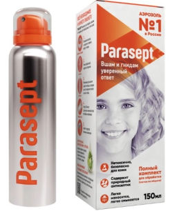 PARASEPTпедикулицидное средство в комплекте №1 аэрозоль 150мл