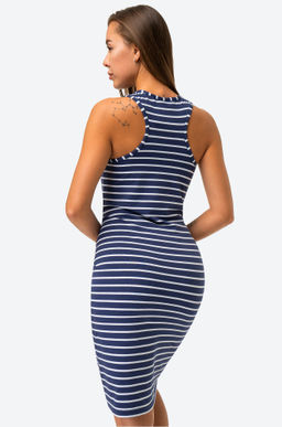 Женское платье-майка в полоску Happy Fox фото 4