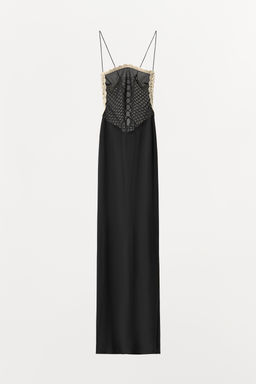 CONTRAST CROCHET DRESS - Zara фото 7