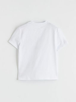 Bisiklet Yaka Tokyo Bask?l? Erkek ?ocuk Ti??rt