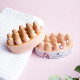 Мыло массажное с розовой глиной 100 г