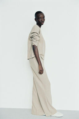 SOFT STRAIGHT-LEG TROUSERS - Zara фото 34