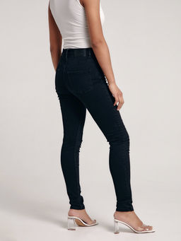 CONTE Джинсы skinny CON-441 на молнии washed black - Conte elegant фото 2