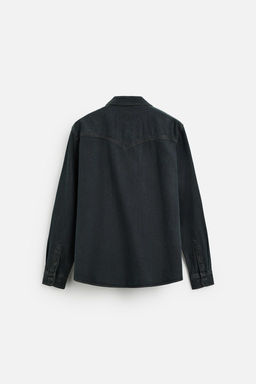 WESTERN DENIM SHIRT - Zara фото 8