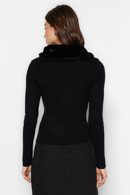 Pudra Polo Yaka Suni Kurk Detayl? Triko Kazak TWOAW24KZ00204 - Trendyolmilla фото 13