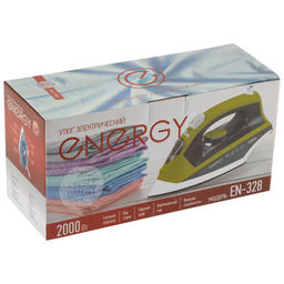 Утюг ENERGY EN-328 голуб., зелен. (2000Вт, спрей, пар,удар, стал.подош.) арт. 270056, 270054, 270055