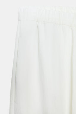 PANTAL?N BARREL FLUIDO ZW COLLECTION / Blanco roto - Zara фото 9