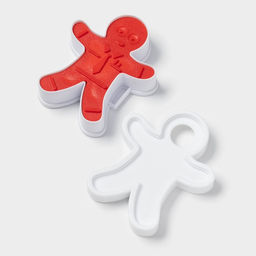 Форма для печенья Доляна «Пряничный человечек», двусторонние печати 3 шт., пресс, 13×11×3.5 см, МИКС