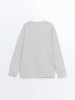 Bisiklet Yaka Erkek ?ocuk Sweatshirt - Waikiki фото 3