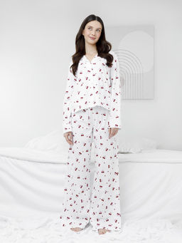 МП 20254/белый Н254 пижама жен