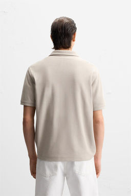 TEXTURED POLO SHIRT - Zara фото 27