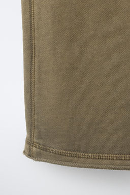 BERMUDA GARMENT DYE / Khaki - Zara фото 4