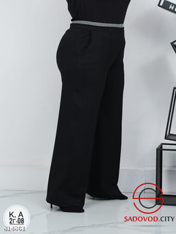 Брюки женские из плотного трикотажа