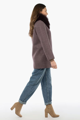 Мех натуральный (песец) Пальто утепленное Термофинн 100 г - El podio фото 5