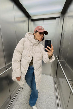 PADDED HOODED WINDPROOF ANORAK