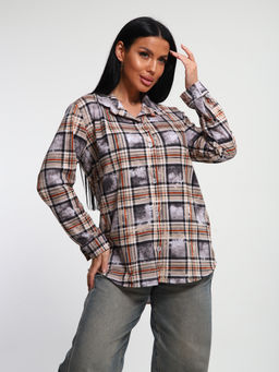 М380 Рубашка с длинным рукавом (бежевый)