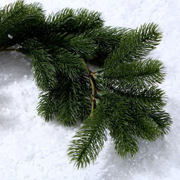 Ветка декоративная новогодняя, 56 см