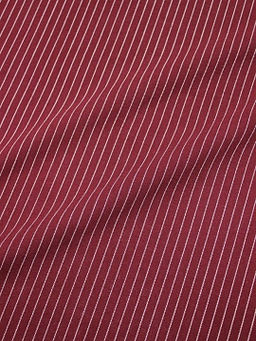 Пестрядь Средняя полоска на бордово-вишневом, ш.1.4м, хлопок-95%, п/э-5%, 140гр/м.кв