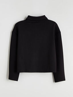 K?z ?ocuk Polo Yaka Soft Touch Sweatshirt