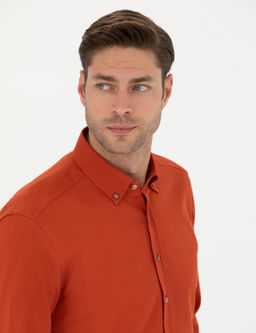 Kiremit Regular Fit Uzun Kollu G_mlek - Pierre cardin фото 2