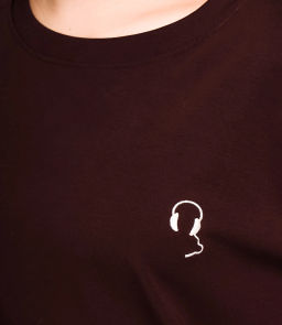 Футболка #КТ0467-51, шоколадный