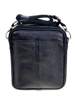 Сумка мужская из натуральной кожи, цвет черный - Greta фото 2