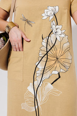 Платье Galean Style 963 песочный