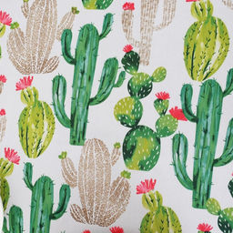 Скатерть Доляна Кактусы 145*300 см, 100% п/э  фото 3