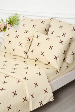 Простыня на резинке сатин Искушение-компаньон