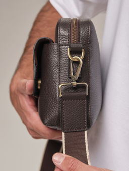 Мужская сумка Bora DBR 7113 коричневый шоколад фото 2