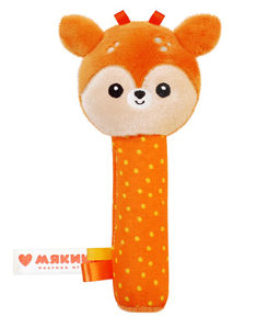 Мякиши арт.598 Игрушка-пищалка "Оленёнок Бемби"