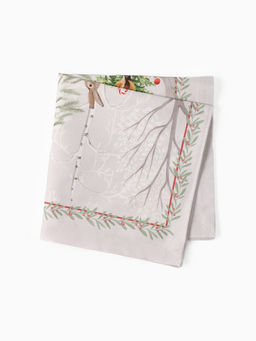 Набор новогодний «Новогоднее чудо»: скатерть 150×220 см ±3 см с ВГМО, салфетка 40×40 см-12 шт., 100% хлопок