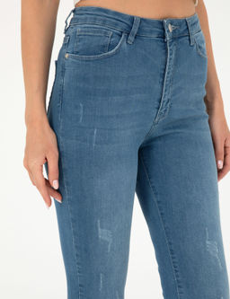 A__k Mavi Slim Fit Jean Pantolon