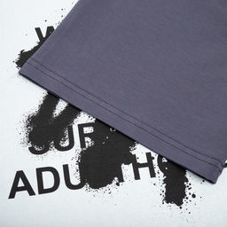 Футболка мужская MINAKU "Text" цвет серый, р-р 54