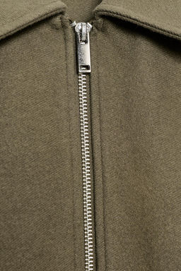 SOFT ZIP-UP BOMBER JACKET - Zara фото 7