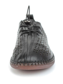 03-5005-1 BLACK Полуботинки женские (натуральная кожа)