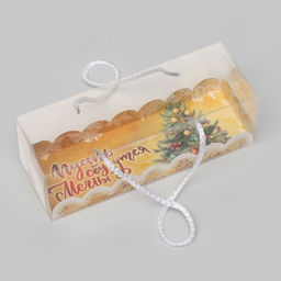 Цена за 3 шт. Коробка новогодняя под рулет, «Пусть сбудутся мечты», 22.5×7.8×7.8 см