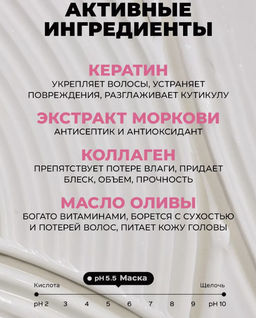 Увлажняющая маска для сухих и поврежденных волос LADOR Hydro LPP treatment ТУБА (150 мл)  фото 5