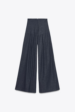 ZW COLLECTION ULTRA HIGH-WAIST WIDE-LEG JEANS - Zara фото 6