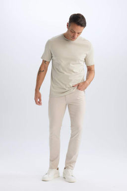 Yazl?k Chino Kanvas Pantolon Slim Fit Dar Kesim Cepli Dar Paca - Defacto фото 3