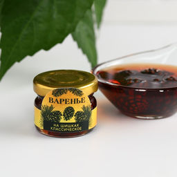 Подарочный набор Секреты Алтая: сбор трав 20 г., варенье из сосновых шишек 20 г., безалкогольный бальзам 100 мл. - Доброе здоровье фото 4